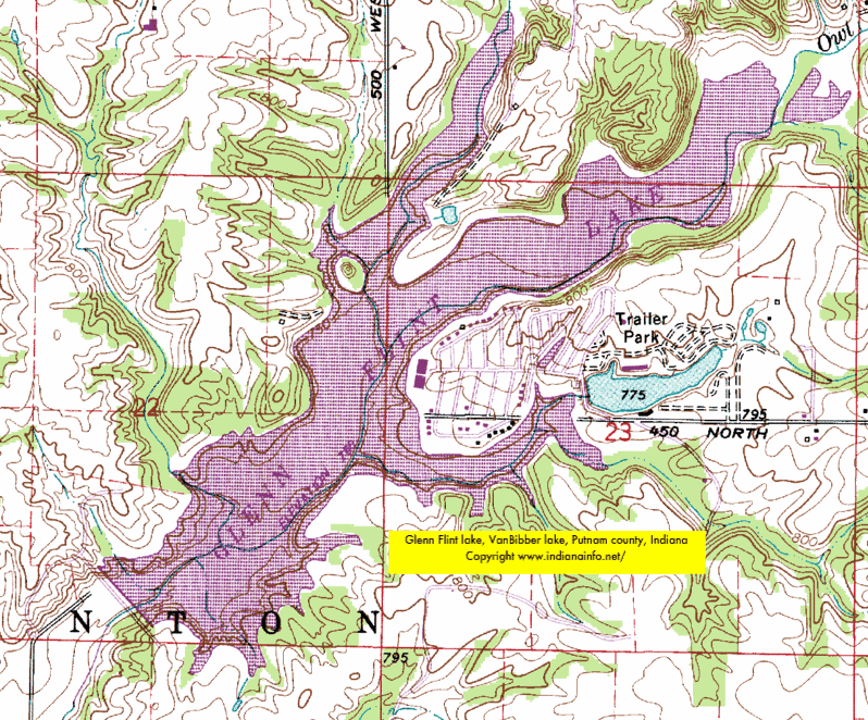 Glenn Flint Lake Depth Map Indiana Pictures, Images & Photos Photobucket